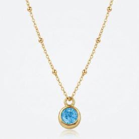 Free Gift: December Blue Zircon Birthstone