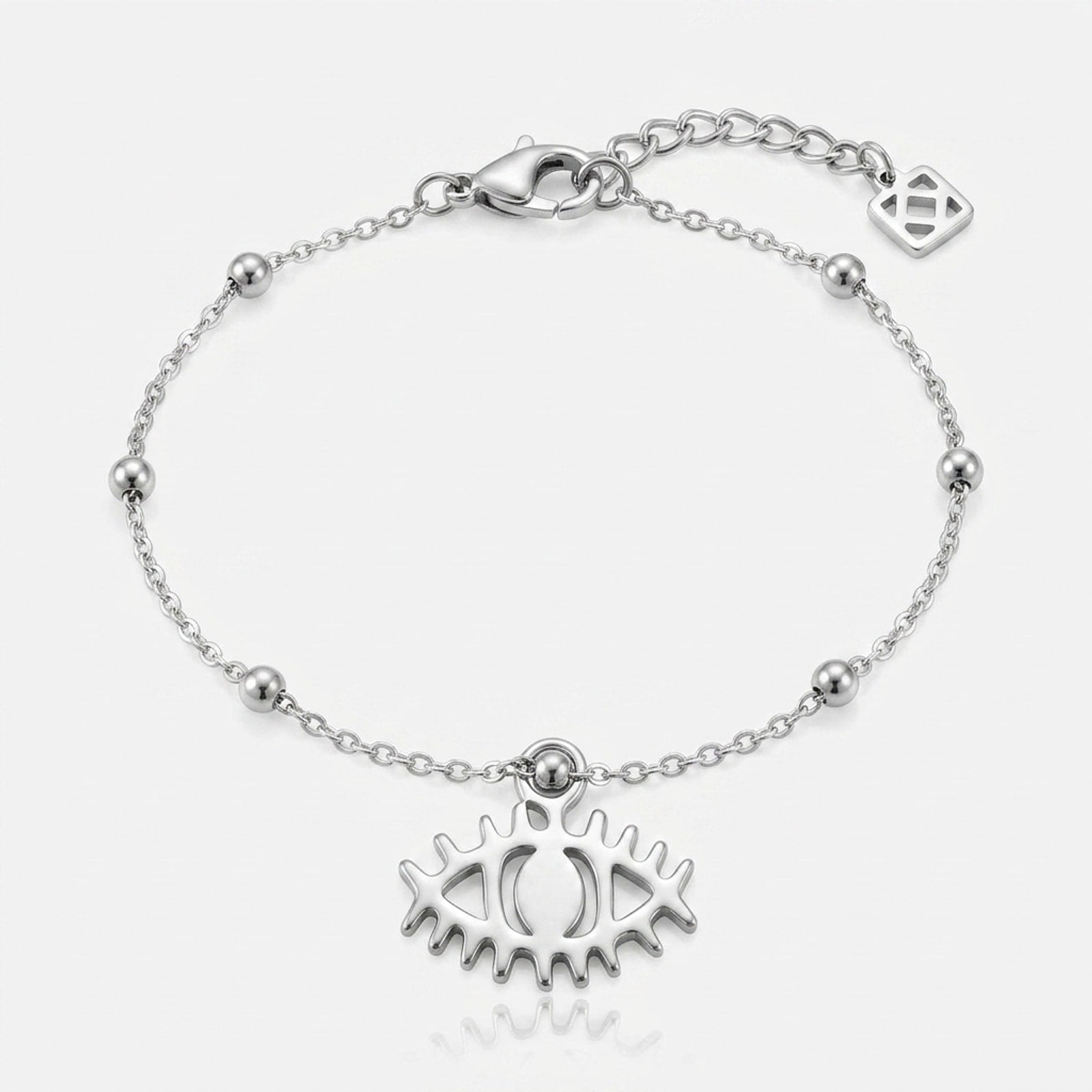 Evil Eye Charm Necklace & Bracelet