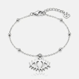 Evil Eye Charm Necklace & Bracelet