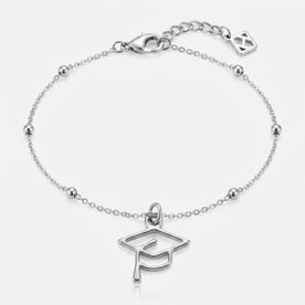 Graduation Cap Charm Necklace & Bracelet