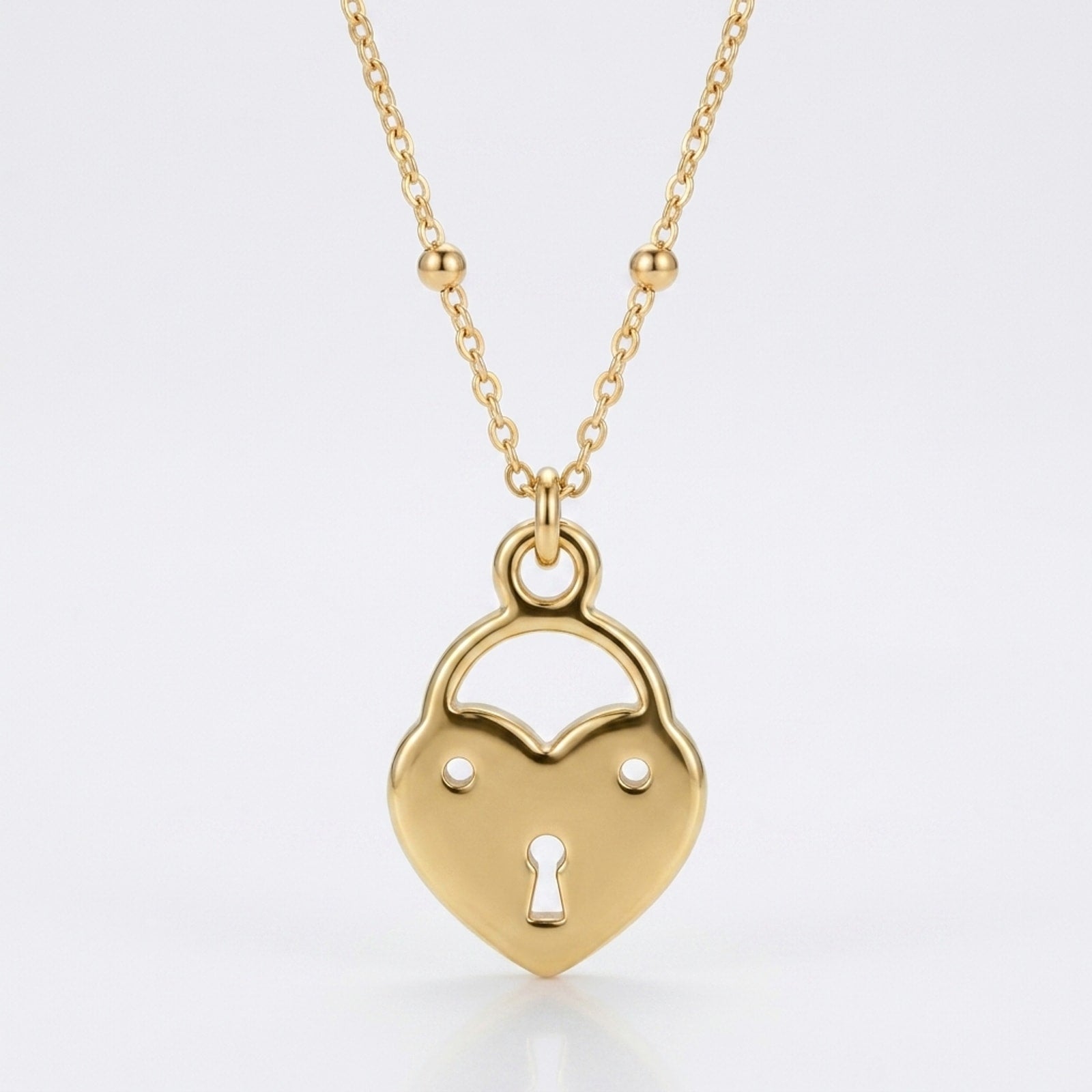 Free Gift: Heart Love Lock Charm