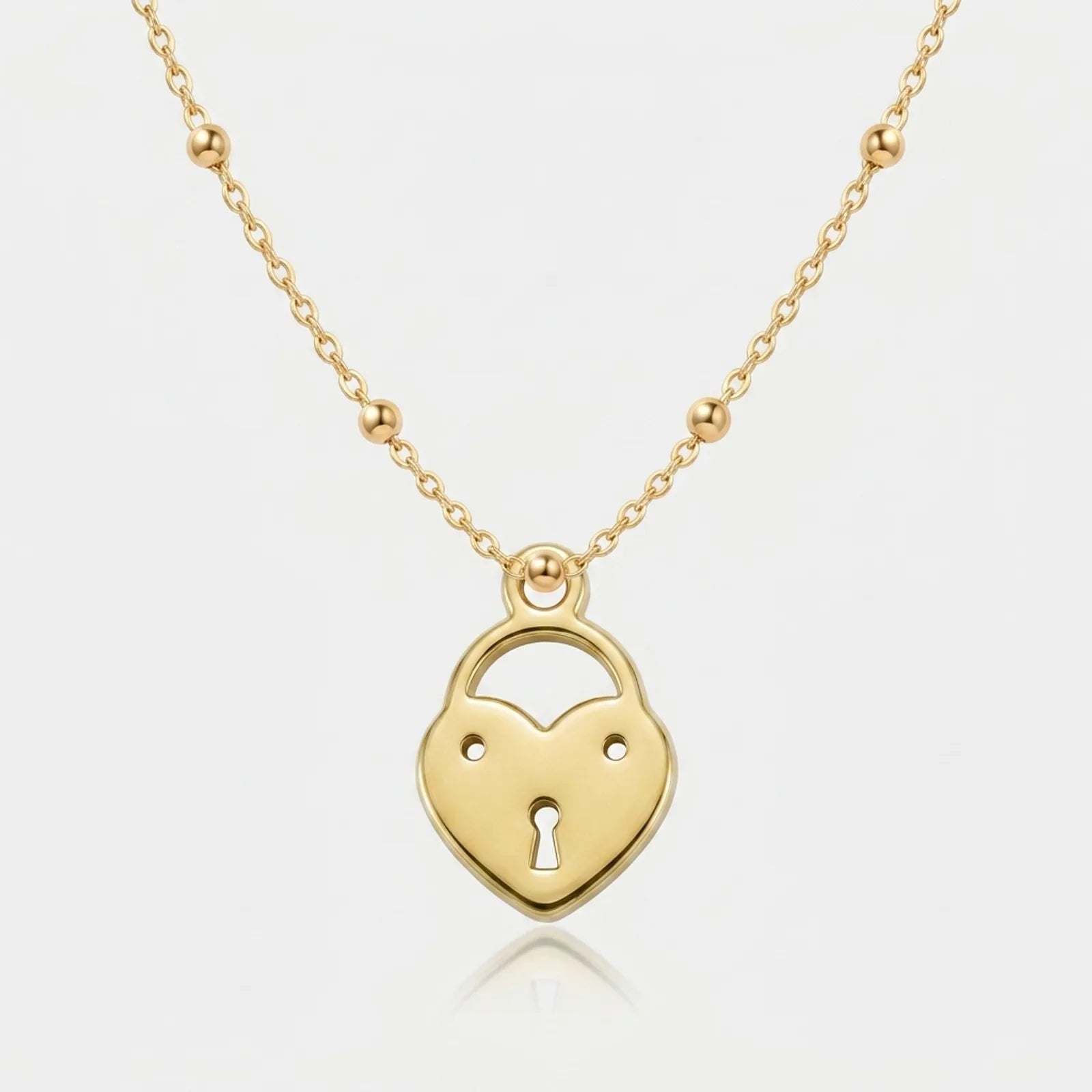 Free Gift: Heart Love Lock Charm
