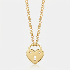 Free Gift: Heart Love Lock Charm