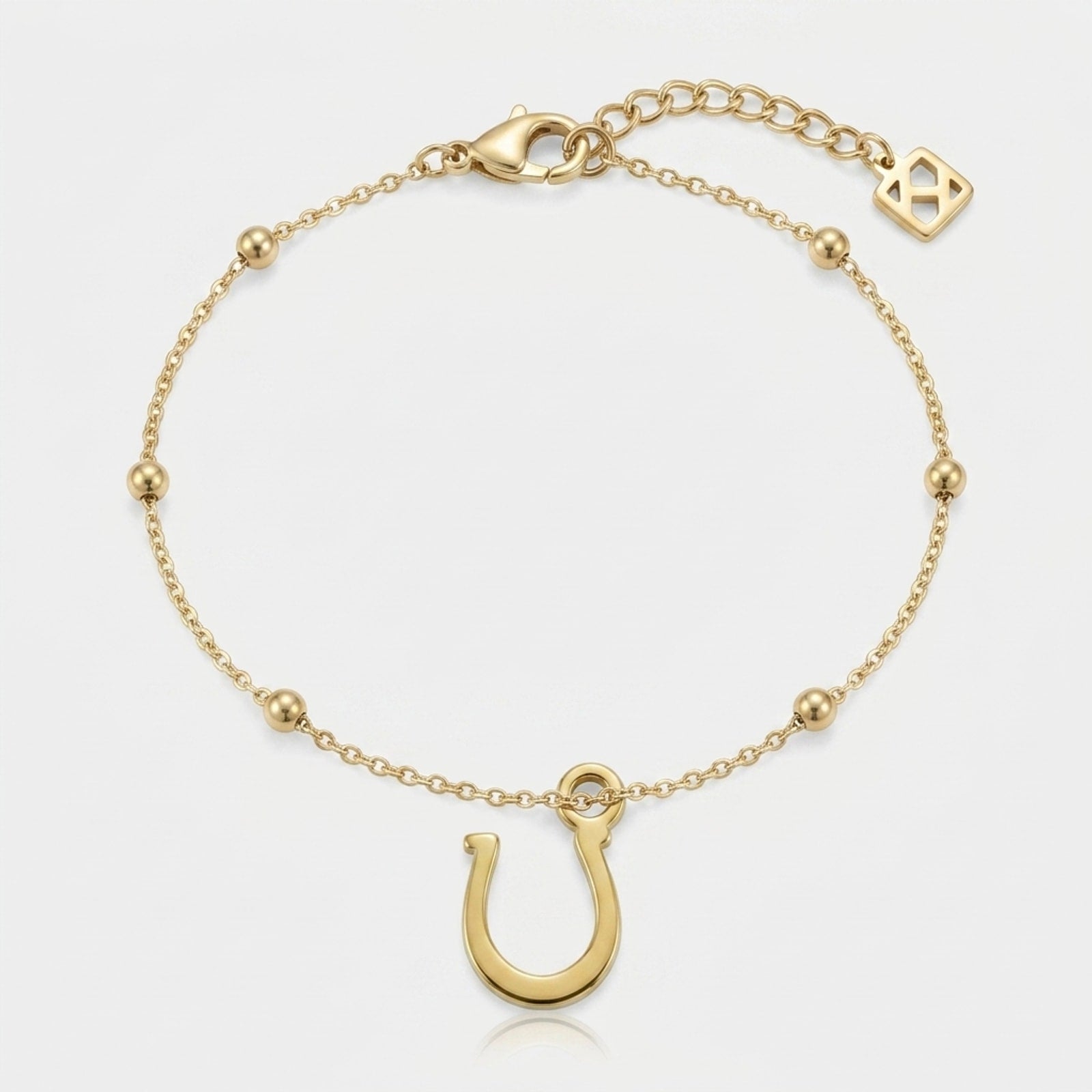 Horseshoe Charm Necklace & Bracelet