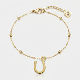 Horseshoe Charm Necklace & Bracelet