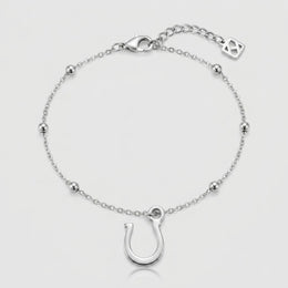 Horseshoe Charm Necklace & Bracelet