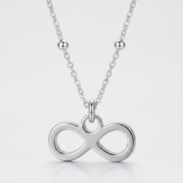 Infinity Charm Necklace & Bracelet