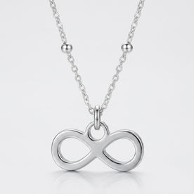 Infinity Charm Necklace & Bracelet