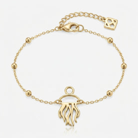 Jellyfish Charm Necklace & Bracelet