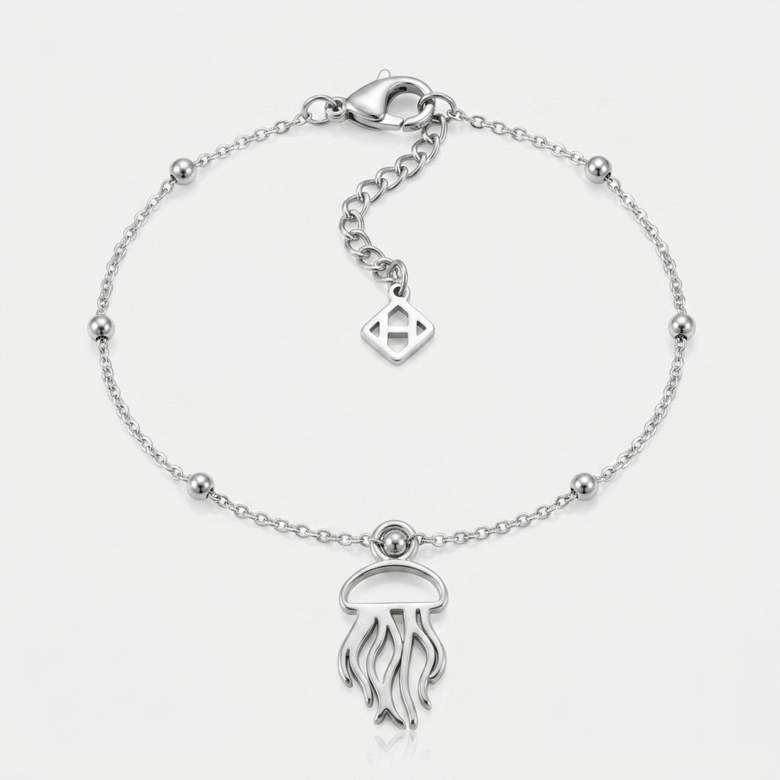 Jellyfish Charm Necklace & Bracelet