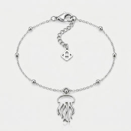 Jellyfish Charm Necklace & Bracelet