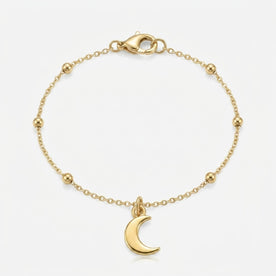Moon Charm Necklace & Bracelet