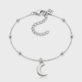 Moon Charm Necklace & Bracelet