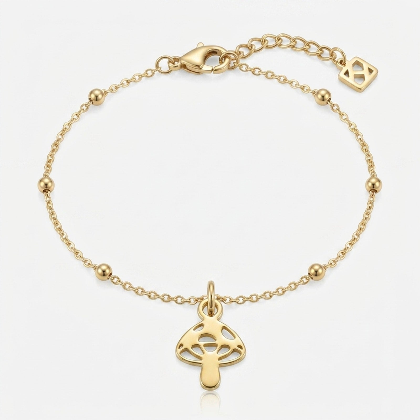 Mushroom Charm Necklace & Bracelet