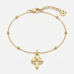 Mushroom Charm Necklace & Bracelet
