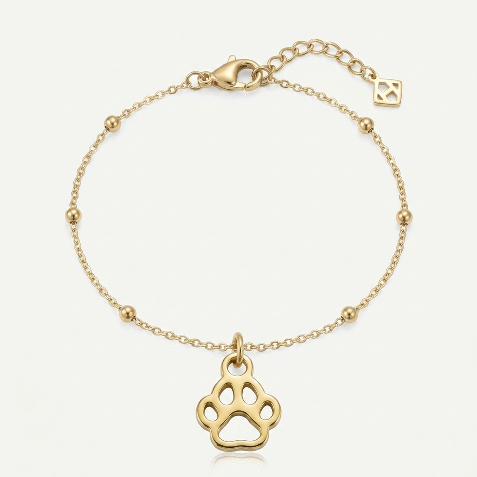 Paw Charm Necklace & Bracelet