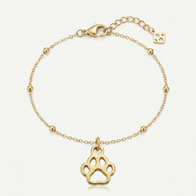 Paw Charm Necklace & Bracelet