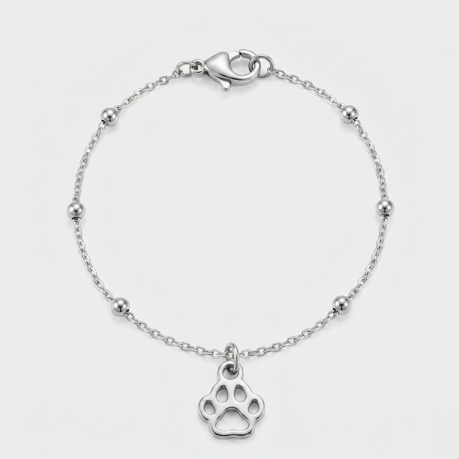 Paw Charm Necklace & Bracelet