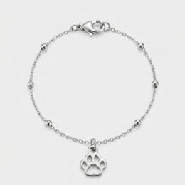 Paw Charm Necklace & Bracelet
