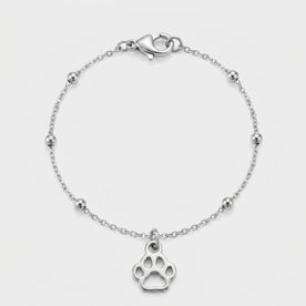 Paw Charm Necklace & Bracelet