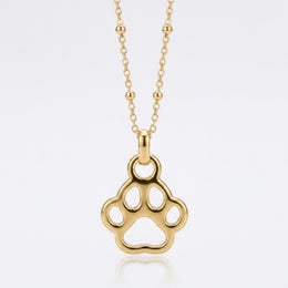 Paw Charm Necklace & Bracelet