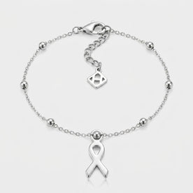 Ribbon Charm Necklace & Bracelet