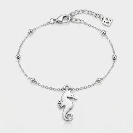 Seahorse Charm Necklace & Bracelet