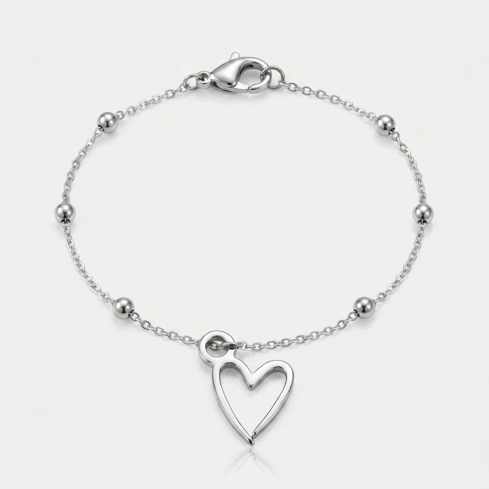 Signature Heart Charm Necklace & Bracelet