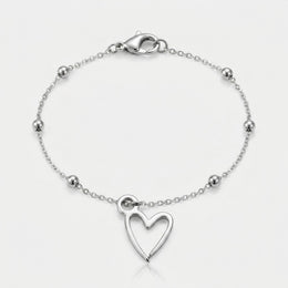 Signature Heart Charm Necklace & Bracelet