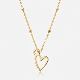 Signature Heart Charm Necklace & Bracelet
