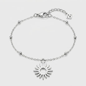 Sun Charm Necklace & Bracelet