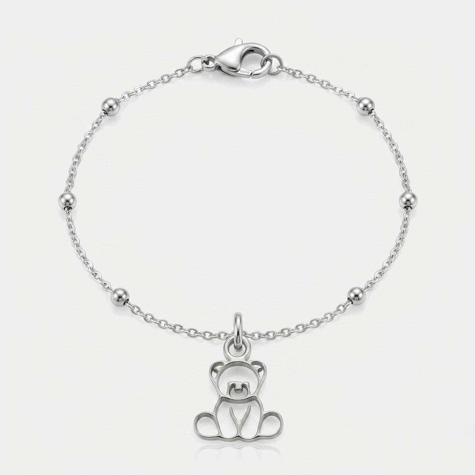 Teddy Bear Charm Necklace & Bracelet