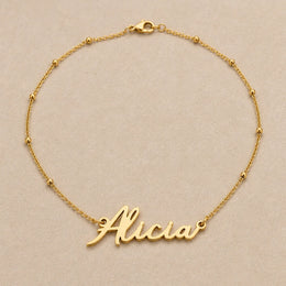 Alicia Name Necklace | 18ct Gold, Silver & Vermeil | Ready to Ship