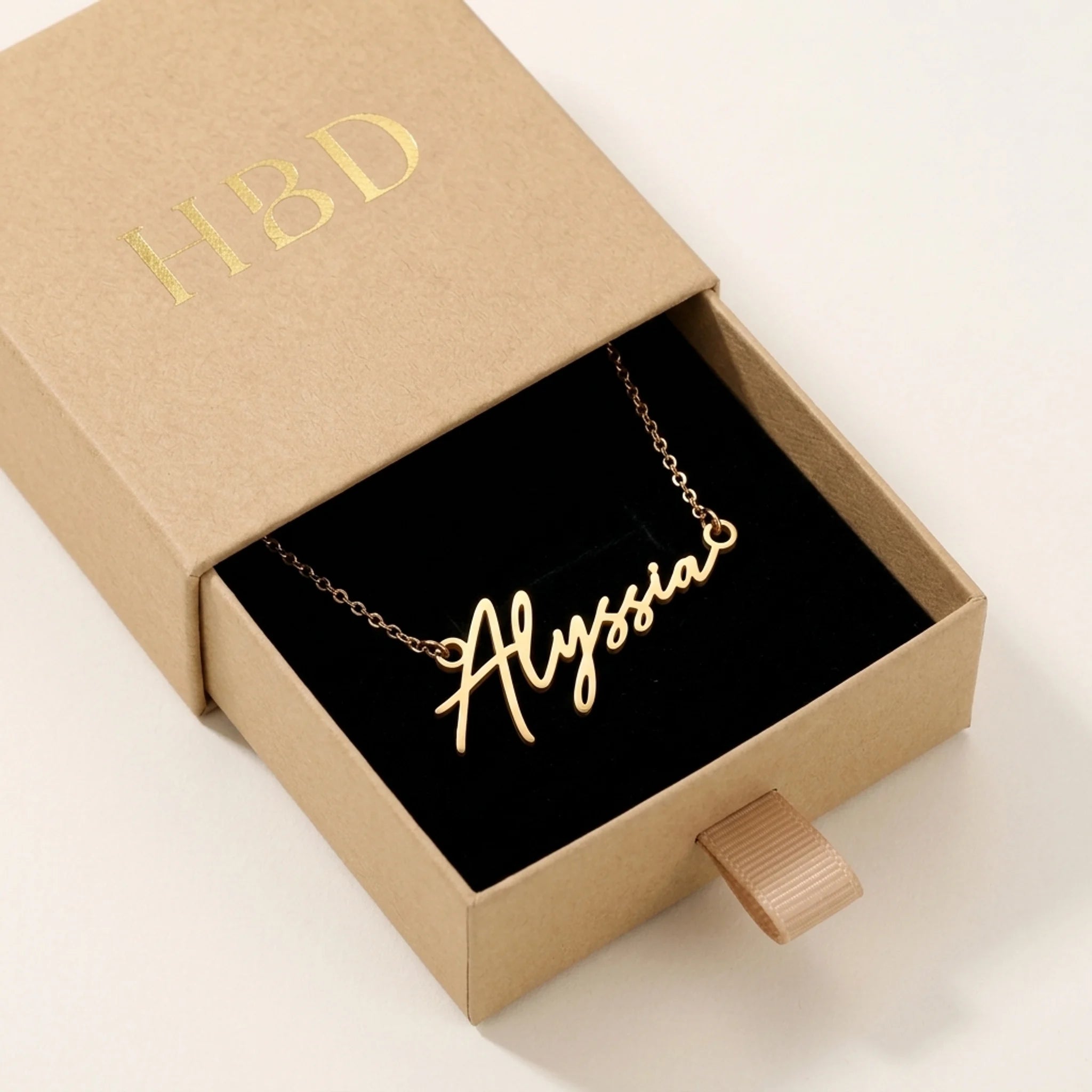 Alyssia Name Necklace | 18ct Gold, Silver & Vermeil | Ready to Ship