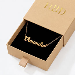 Amanda Name Necklace | 18ct Gold, Silver & Vermeil | Ready to Ship