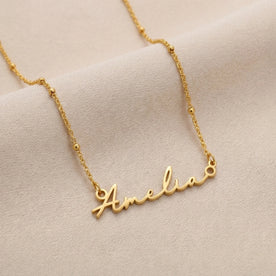 Amelia Name Necklace | 18ct Gold, Silver & Vermeil | Ready to Ship