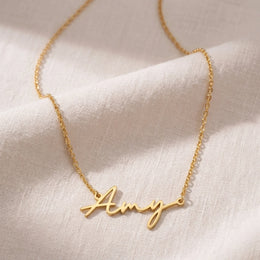 Amy Name Necklace | 18ct Gold, Silver & Vermeil | Ready to Ship