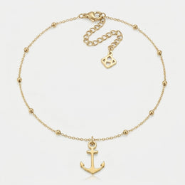 Anchor Charm Necklace & Bracelet