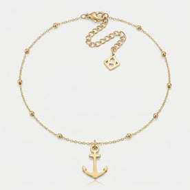 Anchor Charm Necklace & Bracelet