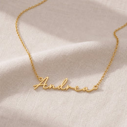 Andrea Name Necklace | 18ct Gold, Silver & Vermeil | Ready to Ship