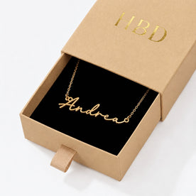 Andrea Name Necklace | 18ct Gold, Silver & Vermeil | Ready to Ship