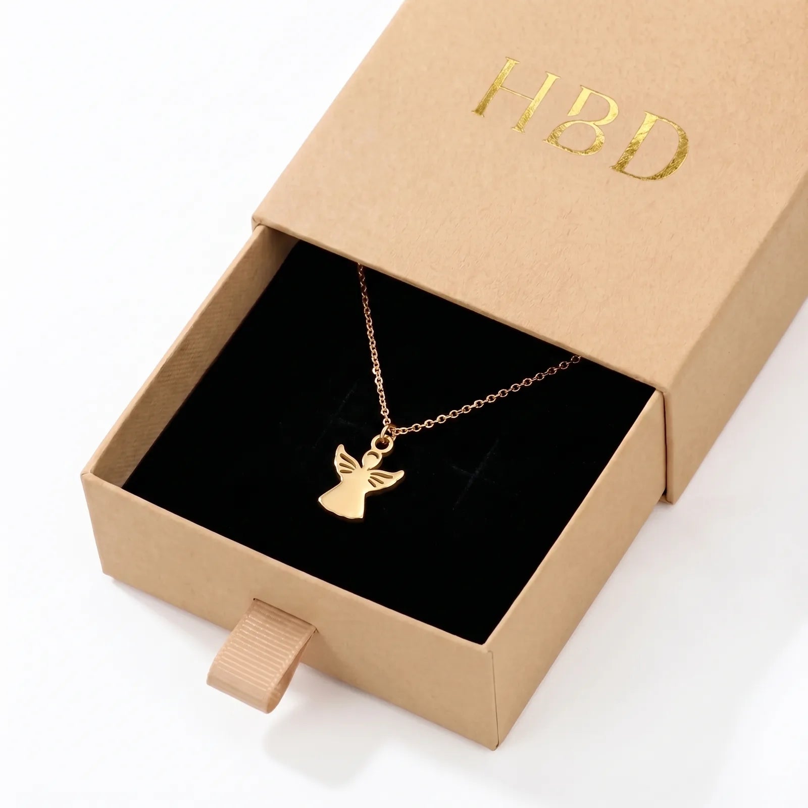 Angel Charm Necklace & Bracelet