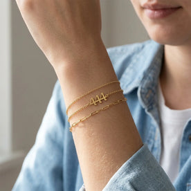 Custom Angel Number Bracelet – Personalised Jewellery – Up to 4 Digits