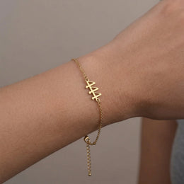 Custom Angel Number Bracelet – Personalised Jewellery – Up to 4 Digits