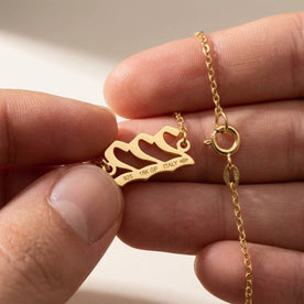 Custom Angel Number Necklace – Personalised Jewellery – Up to 4 Digits