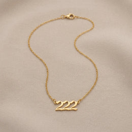 Custom Angel Number Necklace – Personalised Jewellery – Up to 4 Digits