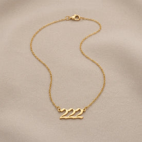 Custom Angel Number Necklace – Personalised Jewellery – Up to 4 Digits