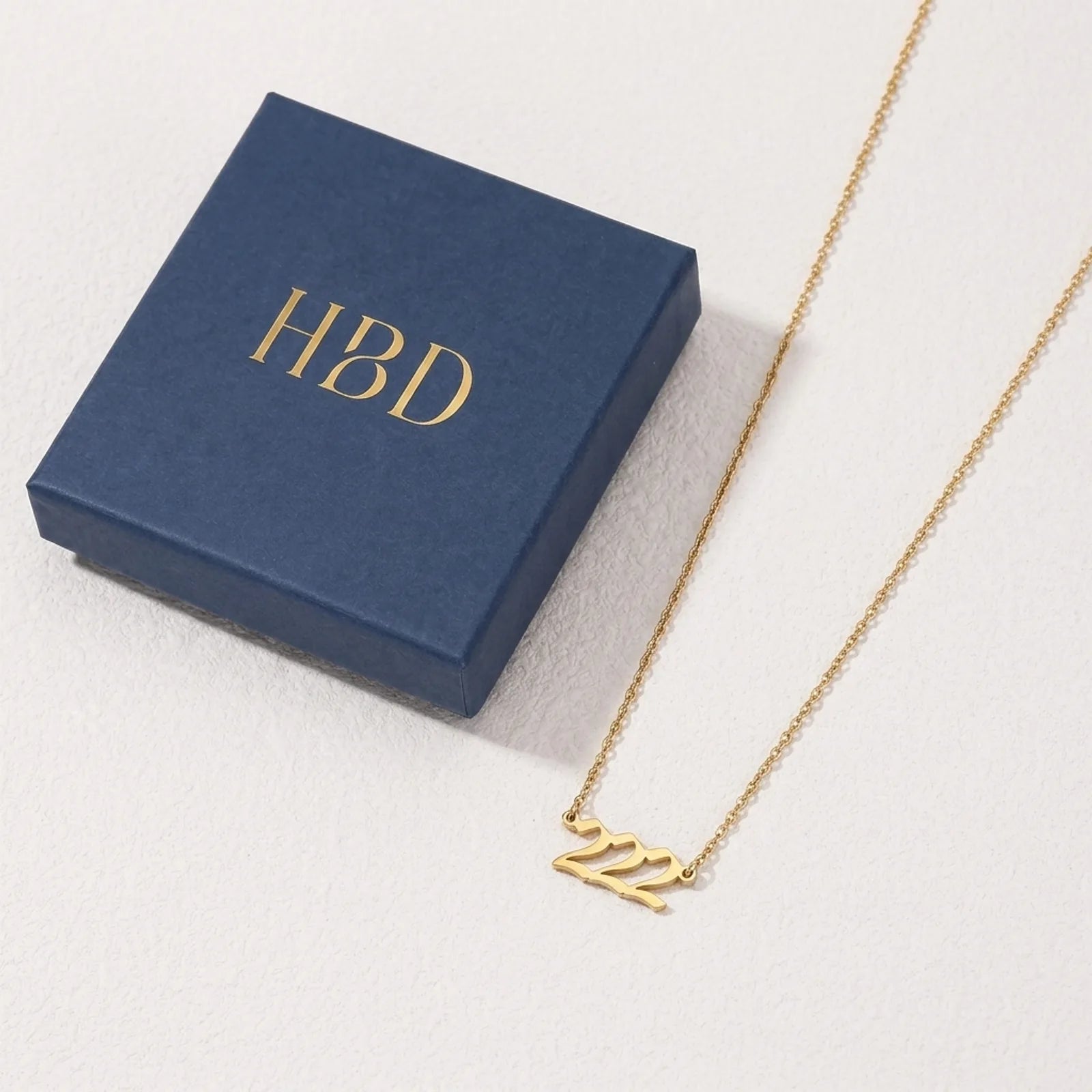 Custom Angel Number Necklace – Personalised Jewellery – Up to 4 Digits