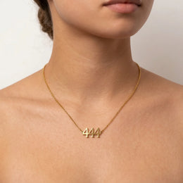 Custom Angel Number Necklace – Personalised Jewellery – Up to 4 Digits