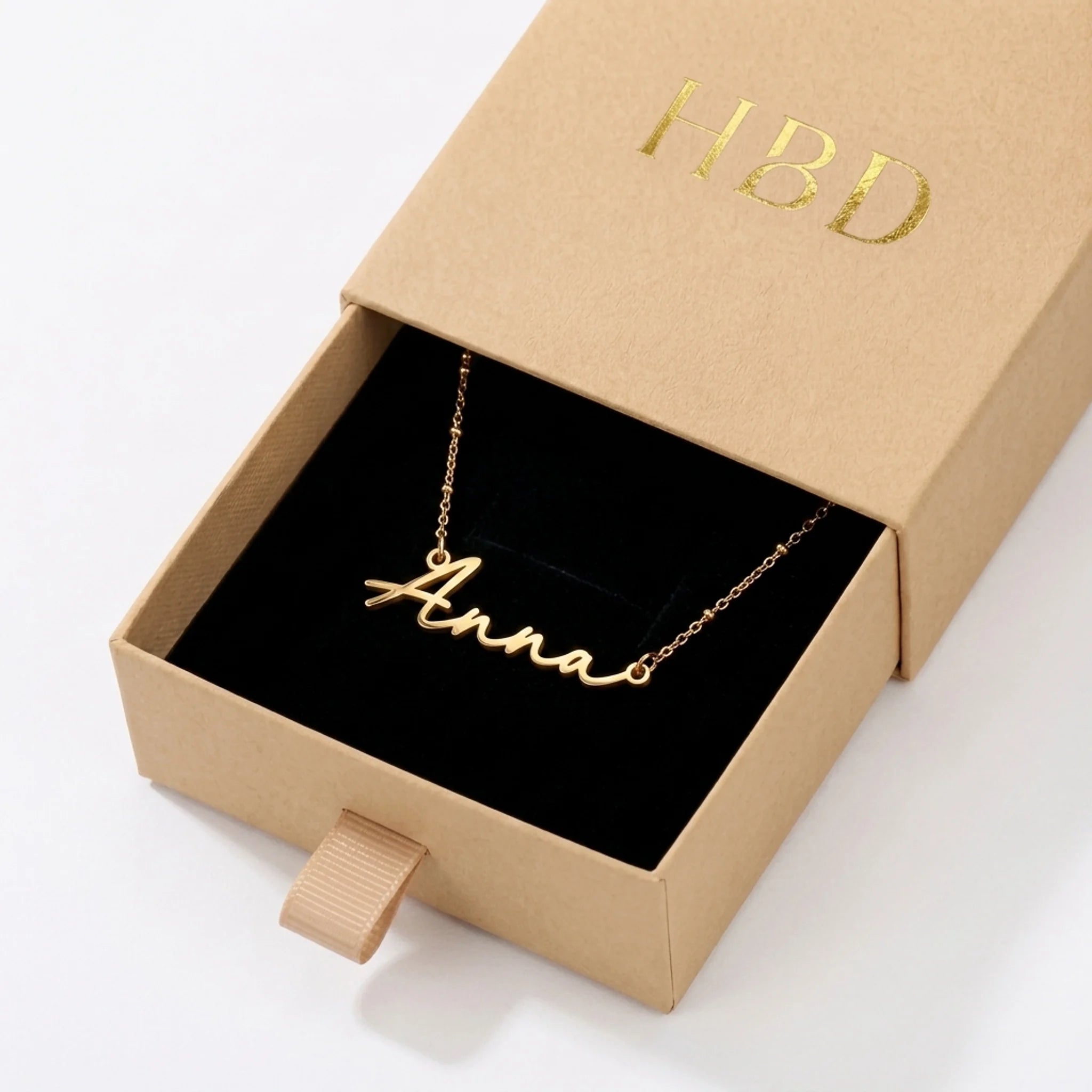 Anna Name Necklace | 18ct Gold, Silver & Vermeil | Ready to Ship